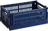 HAY Colour Crate Small dark blue (AB634-A601-AE89)