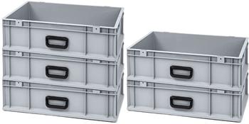 Proregal 5x Eurobox NextGen Portable Uno 17x40x60cm 34 Liter