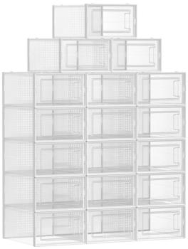 Songmics Schuh-Organizer 23x14x33,3cm 8er (LSP08SWT)