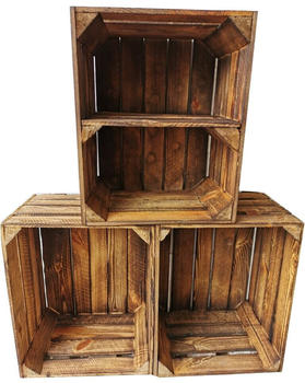 Teramico Holzkisten 50x40x30cm 4er