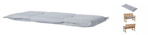 Madison Bankauflage Panama 150 x 48 x 7 cm Light Grey