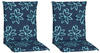 beo 2er Set Bunde M134 Blume hell-blau für Niedriglehner-Stühle (21098)