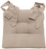 Jemidi chair cushion with ribbon beige