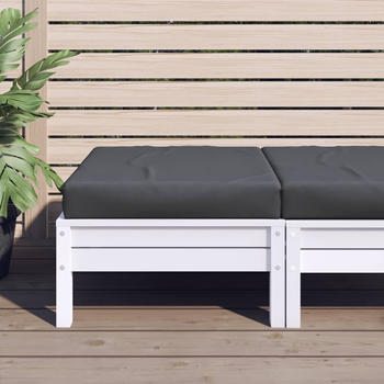 vidaXL Palettenkissen 60x60x8cm Oxford-Gewebe Anthrazit (315076)
