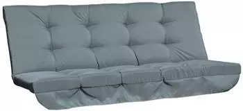 Outsunny Auflagen-Set f&uuml;r Hollywoodschaukel 170 cm Grau