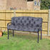 Outsunny Bankauflage 150x98x8 cm Dunkelgrau