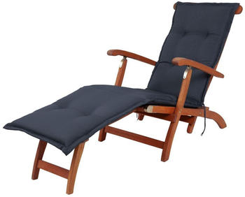 Kettler Auflage Deckchair Florence 190x50x6cm KETTtex anthrazit