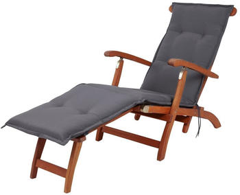 Kettler Auflage Deckchair Florence 190x50x6cm KETTtex taupe-grau