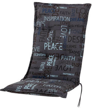 Kettler Auflage Hochlehner Florence 120x50x8cm KETTtex anthrazit Schrift