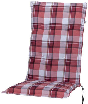 Kettler Auflage Hochlehner Milano 120x49x6cm KETTtex rot-weiß kariert