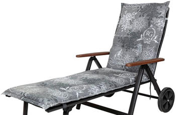 Kettler Auflage Rollliege Bali 193x60x8cm KETTtex grau Rosen Royal Garden