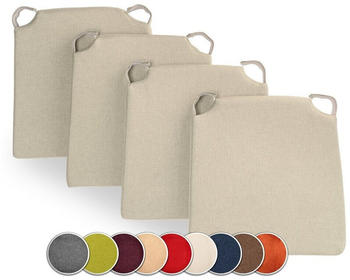 MC.Sammler chair cushion set of 4 with closure