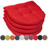 MC.Sammler sunnypillow set of 4 chair cushions 40x40 cm cushion pad