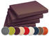 sunnypillow Chair cushion set of 4 40x40x5 cm