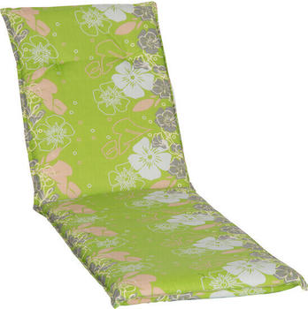 beo Saumenauflage für Liegen - Börde - Blumenranke auf apfelgrünem Hintergrund M044 (130837)