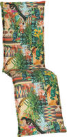 beo Relaxauflage Texas BE743 Dschungel Print mit Vogel