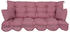 Patio Auflagen für Hollywoodschaukel Bora 170 cm rosa