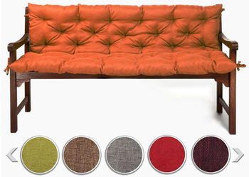 sunnypillow Sawana Polsterauflage Bankkissen 140 x 40 x 40 cm Polyester orange