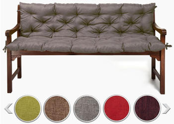 sunnypillow Sawana Polsterauflage Bankkissen 110 x 40 x 40 cmPolyester grau