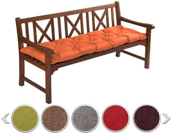 sunnypillow Sawana Polsterauflage Bankkissen 150 x 60 cm Polyester orange