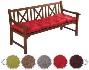 sunnypillow Sawana Polsterauflage Bankkissen 170 x 50 cm Polyester rot