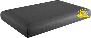 sunnypillow Palettenkissen mit abnehmbarem Bezug 120x60x15cm anthrazit (S0M2T0QANR1)