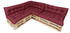 TexDeko Palettenkissen bordeaux 120 cm x 80 cm x 18 cm (S0I2Q0TCZ9S)