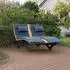 Home Deluxe TAIGA Wellenholzliege/Waldsofa 1 Auflage (48695)