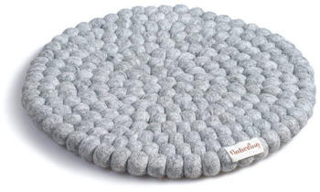 Naturling Stuhlkissen 34cm aus 100% Schurwolle grau (S0X1R0LHS45)