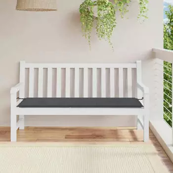 vidaXL Gartenbank-Auflage Anthrazit 150x50x3 cm Oxford-Gewebe - 43191