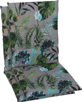 GO-DE Sitzauflage Mittellehner 48x108cm grün anthrazit (60145929-0)
