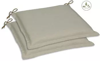 GO-DE Sitzkissen 45x47cm 1 St. beige unifarben (42545626-0)
