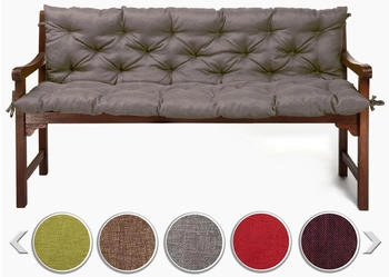 sunnypillow Sawana Polsterauflage Bankkissen 200 x 50 x 50 cm Polyester grau