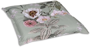 GO-DE Hockerauflage 50x7x50cm Floral salbei (22974300-0)