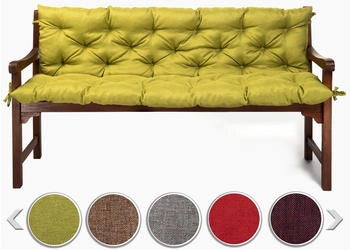 sunnypillow Sawana Polsterauflage Bankkissen 140 x 50 x 50 cm Polyester grün