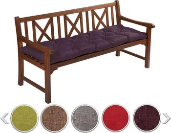 sunnypillow Sawana Polsterauflage Bankkissen 190 x 60 cm Polyester violett