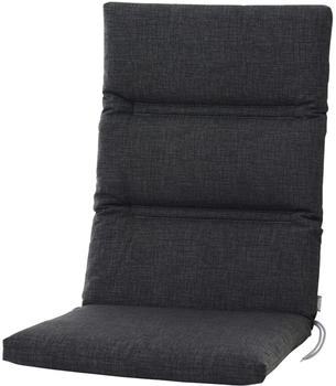Siena Garden Comfort Gartenstuhlauflage Mittellehner 48x110cm Mischgewebe Dunkelgrau