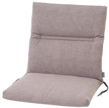 Siena Garden Comfort Gartenstuhlauflage Niedriglehner 48x96cm Mischgewebe Taupe