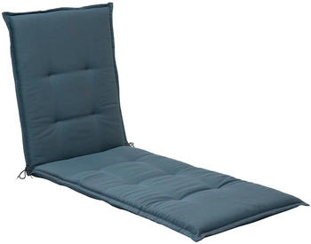 GO-DE Gartenliegenauflage 60x190cm Kunstfaser Blau