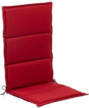 GO-DE Gartenstuhlauflage Hochlehner 48x120cm Kunstfaser Rot GO-DE Gartenstuhlauflage Hochlehner 48x120cm Kunstfaser Rot