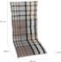 GO-DE Textil Sesselauflage Hochlehner 4er Set 118 x 48 x 5 cm braun