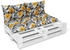 Amilian Palettenkissen Set 120x60 cm+ 2x40x60cm