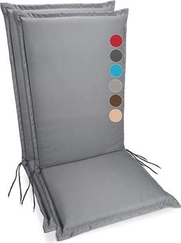 sunnypillow OXFORD 120 x 50 cm Anthrazit 2er Set