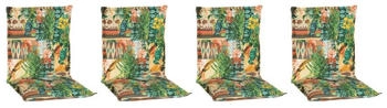 beo Texas BE743 Dschungel Print mit Vogel 4er Set (25617)