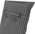 Kettler Hochlehner-Auflage Classic Grau Weiß gestreift 120 x 50 x 8 cm (P233011-0709UM)