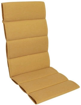 Herlag Linnea Polsterauflage für Hochlehner 123x50x3cm Senfgelb