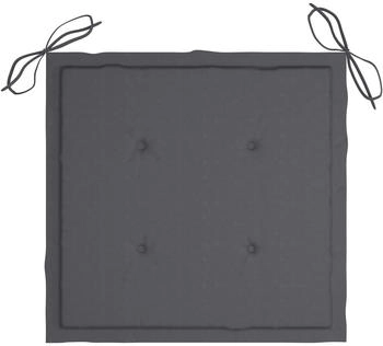 vidaXL Gartenstuhl-Kissen 6 Stk. Anthrazit 50x50x3 cm Oxford-Gewebe (314039)