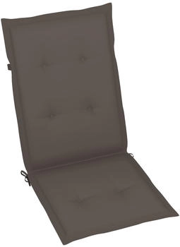 vidaXL Gartenstuhlauflagen für Hochlehner 6Stk. Taupe 120x50x3cm Stoff (314112)