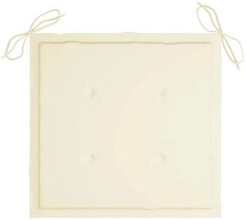 vidaXL Gartenstuhl-Kissen 4 Stk. Beige 50x50x3 cm Oxford-Gewebe (314044)