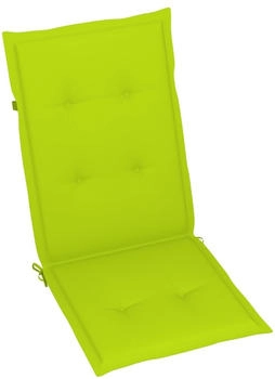 vidaXL Gartenstuhlauflagen für Hochlehner 6 Stk. Hellgrün 120x50x3 cm (314121)